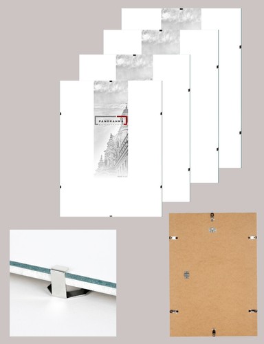 10er pack bildhalter rahmenlos - pack,